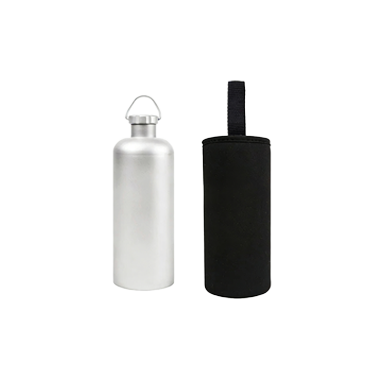 Titanium Hip Flask and Funnel 248ml/8.73 fI oz