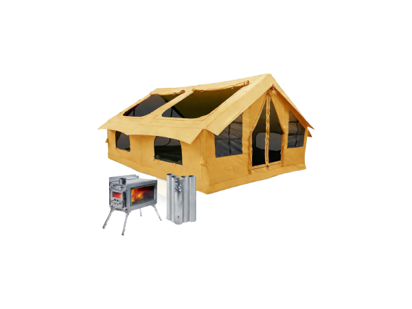tent-5 Inflatable Tents for Camping with Stove Jack