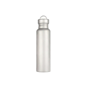 Round Titanium Water Bottle - 500ml/17.6 fl oz