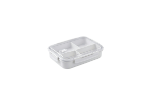 Eco-Friendly 3-Compartment Bento Lunch Box | Leak-Proof & Microwave Safe