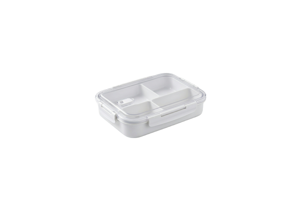 Eco-Friendly 3-Compartment Bento Lunch Box | Leak-Proof & Microwave Safe