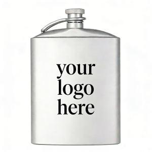 Customized-Titanium Hip Flask and Funnel 248ml/8.73 fl oz